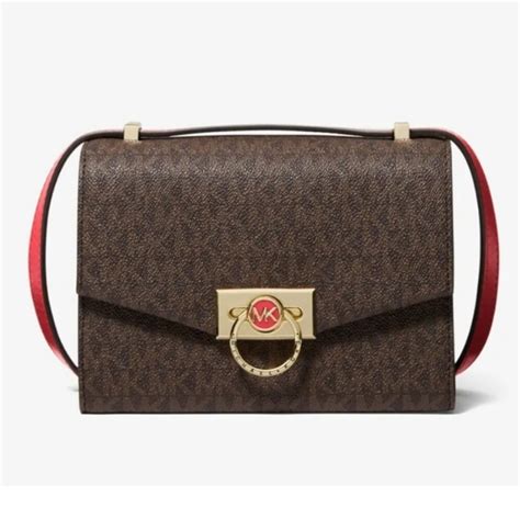 michael kors hendrix xs|Michael Kors Hendrix XS Logo Convertible Crossbody Bag.